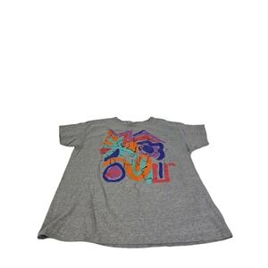 Vintage 90s Nike Art Grey Tag Made in USA Single Stitch Graphic Tee Woman L